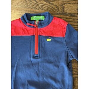 The Masters Augusta National 1/4 Zip Pullover Performance Kids 3T Golf PGA